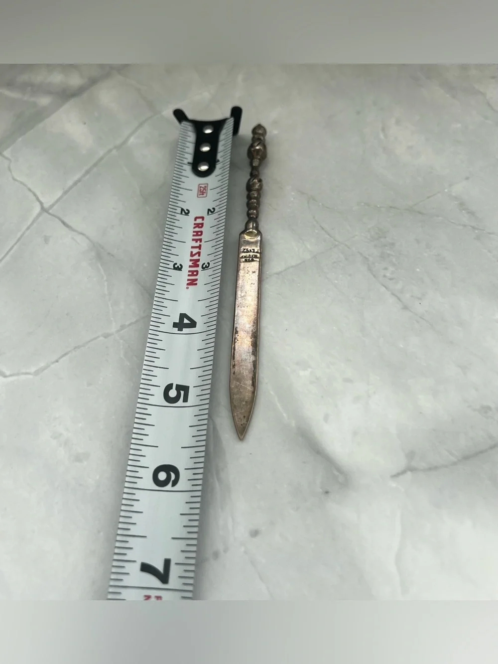 Vintage Taxco Mexico Sterling Silver Letter Opener 5.5